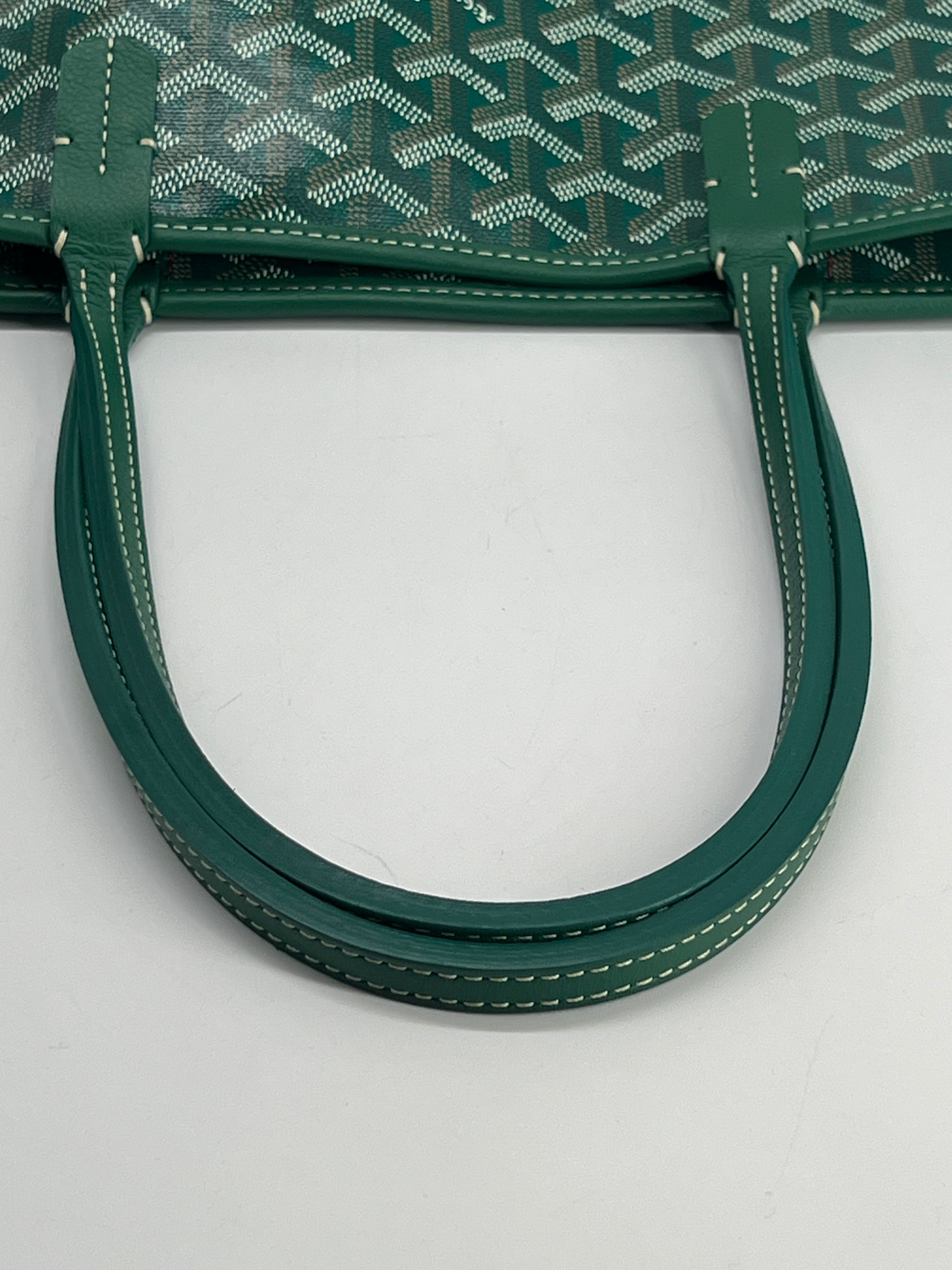 Goyard Goyardine Artois PM Green Tote Bag