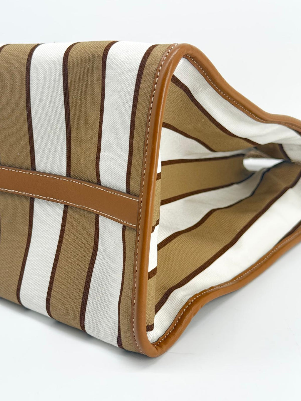 Prada Tote Canvas and Leather Limited Edition Tote Bag