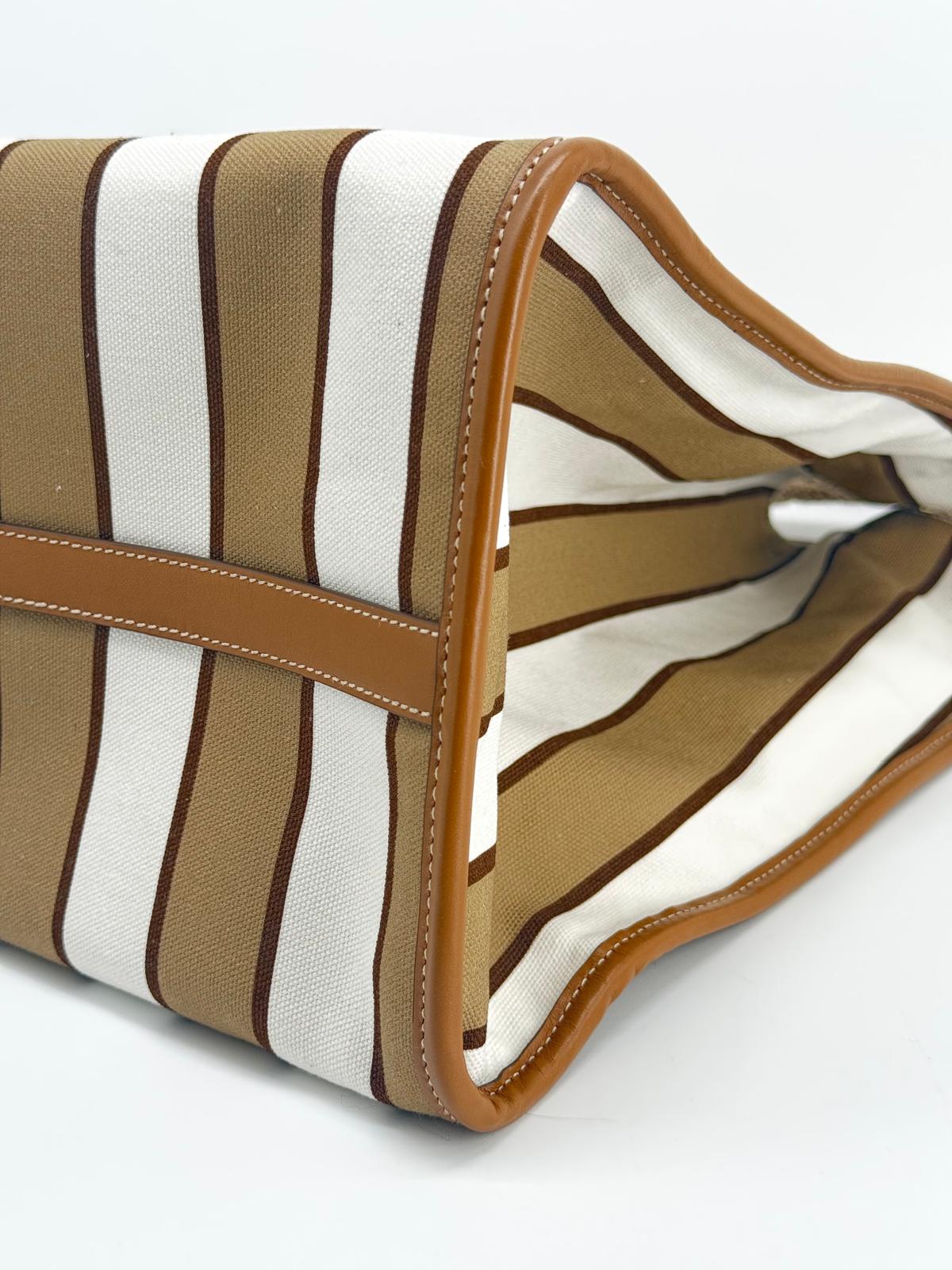 Prada Tote Canvas and Leather Limited Edition Tote Bag