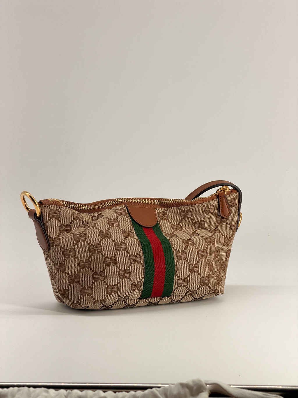 Gucci  Vanity Mini Bag Brown GG Supreme Canvas