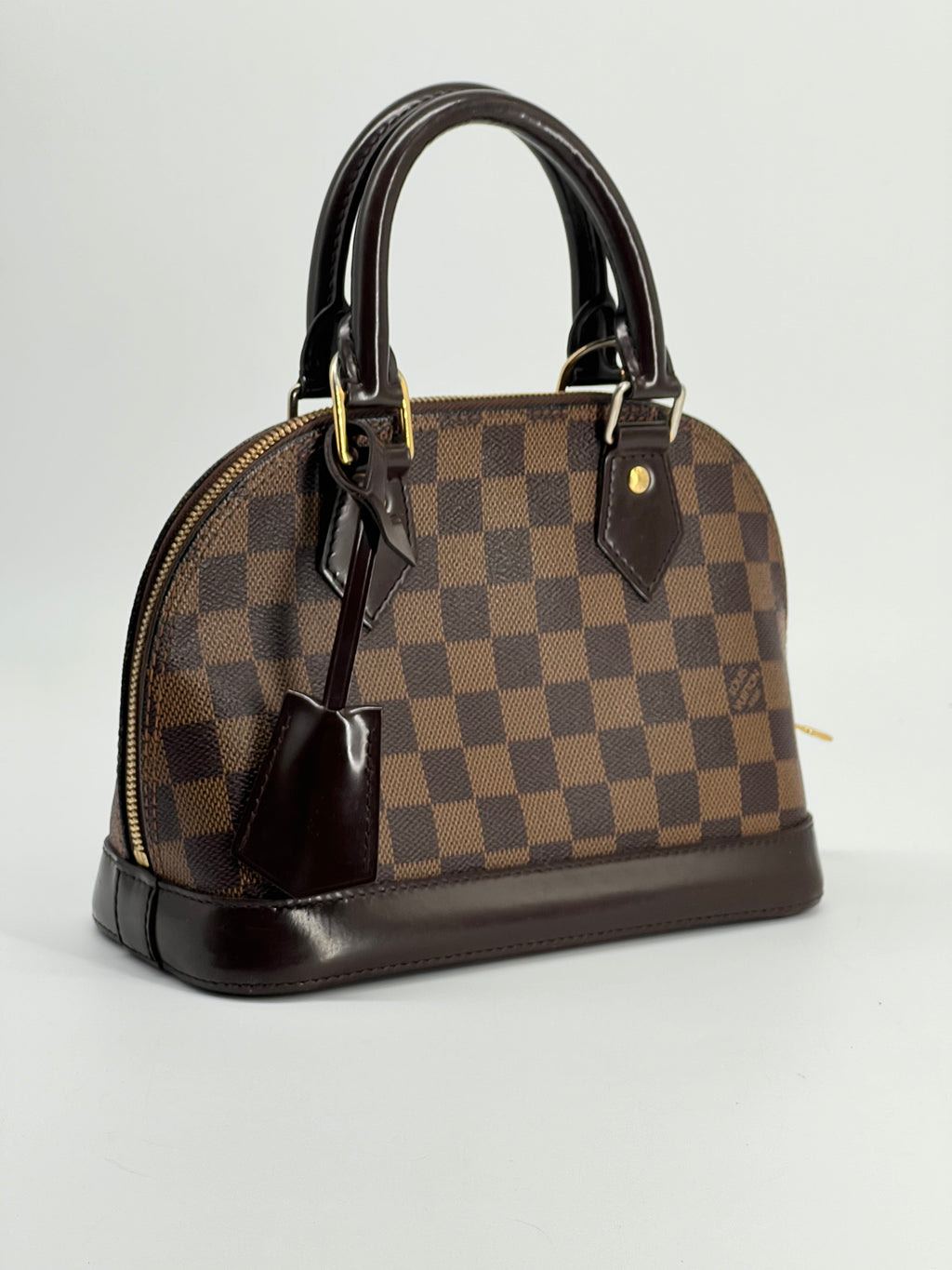 Louis Vuitton Alma BB Damier Ebene Canvas Handbag