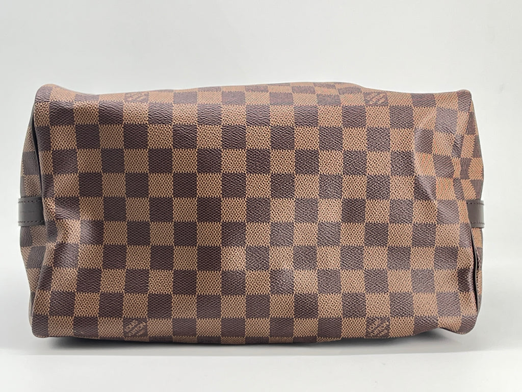 Louis Vuitton Speedy Bandouliere 30 Damier Ebene Canvas Bag