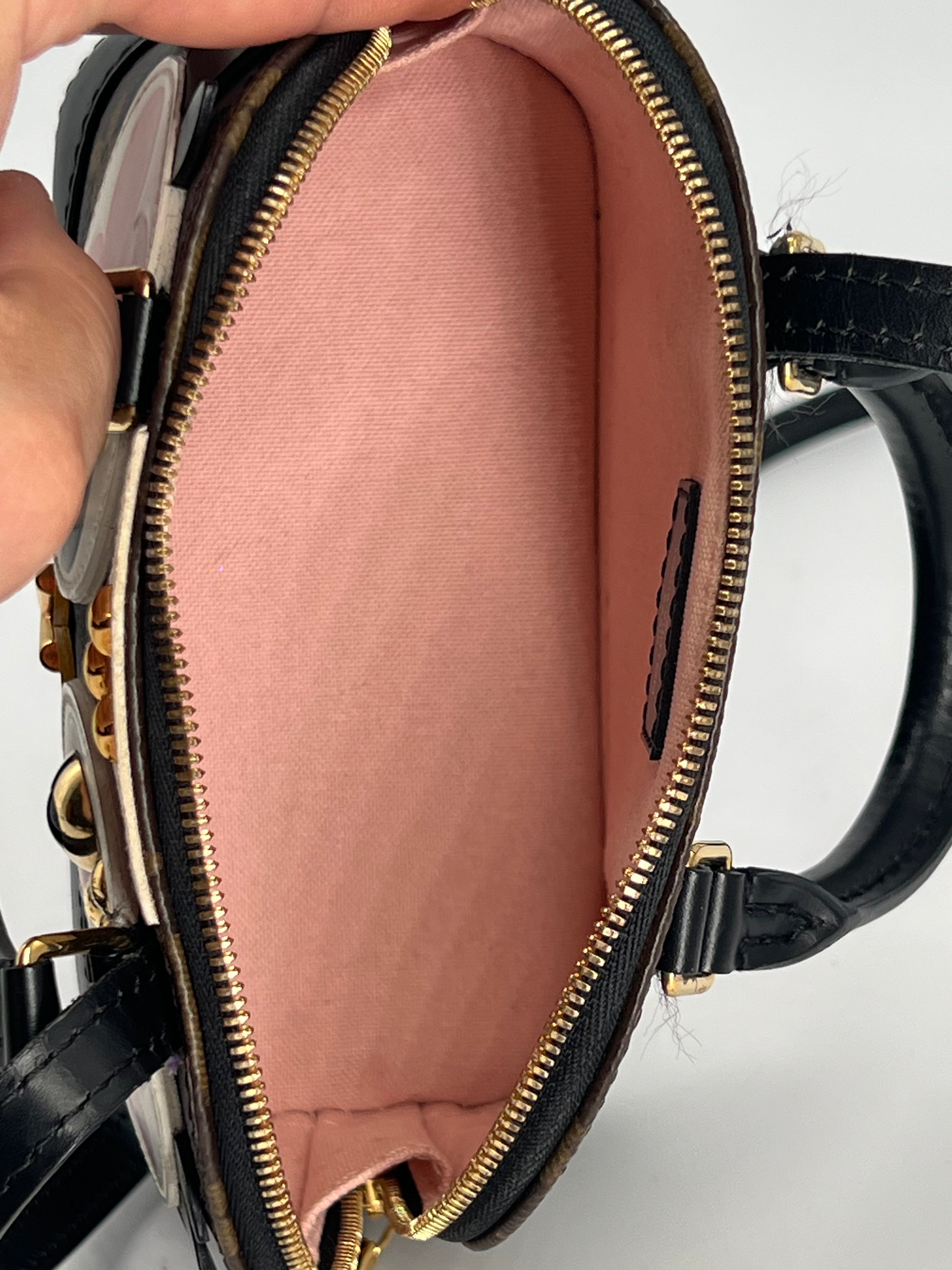 Louis Vuitton Nano Alma Lovely Birds Monogram Canvas Crossbody Bag