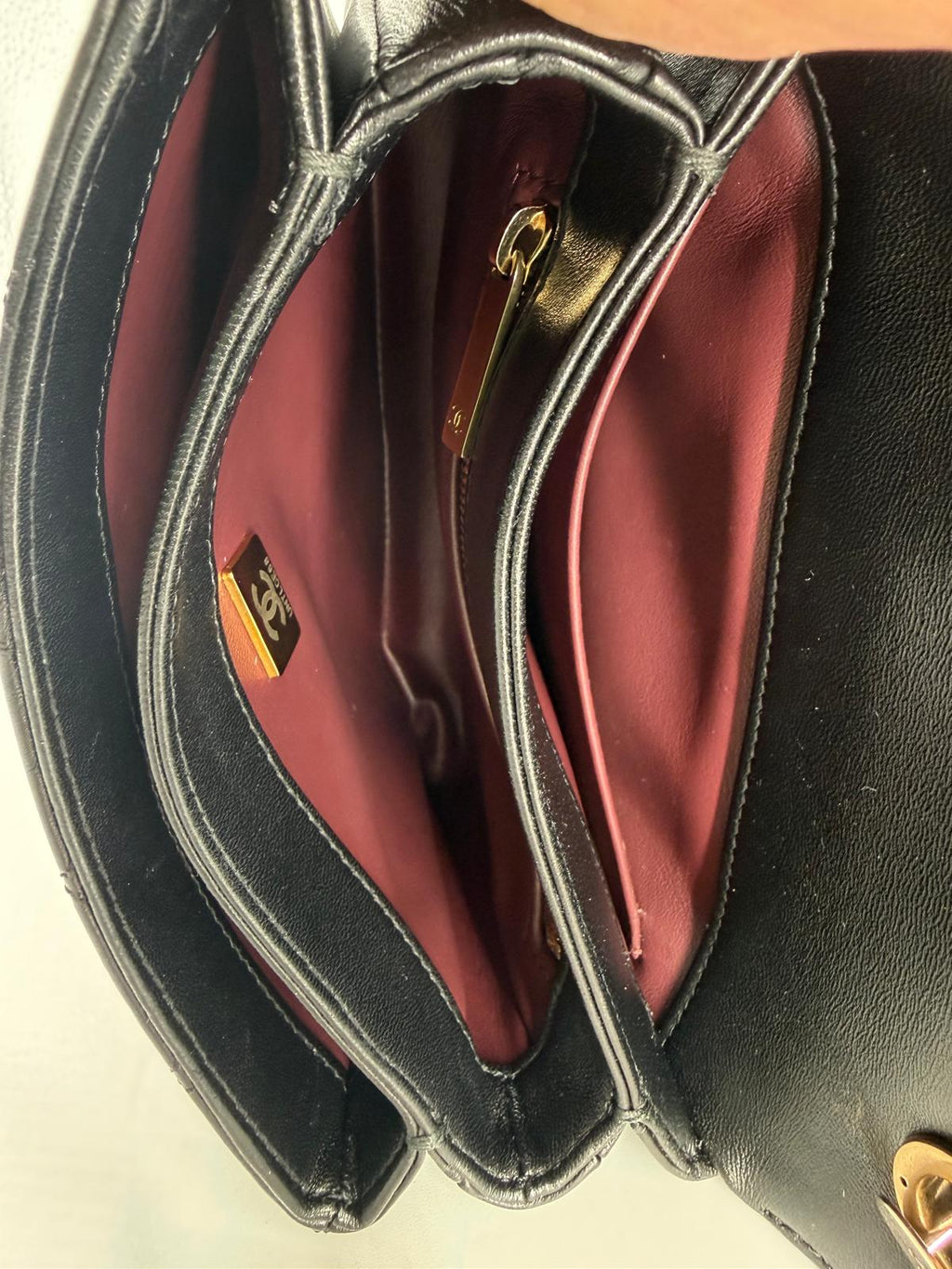 Chanel Mini Trendy CC Black Lambskin Crossbody Bag