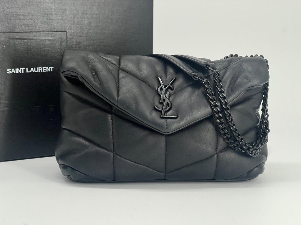 Saint Laurent Loulou Puffer Toy Leather Shoulder Bag