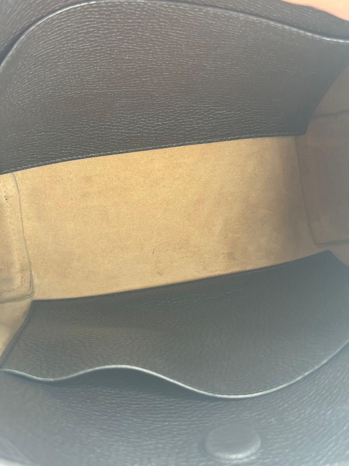 The Row Symmetric Leather Brown Shoulder Bag