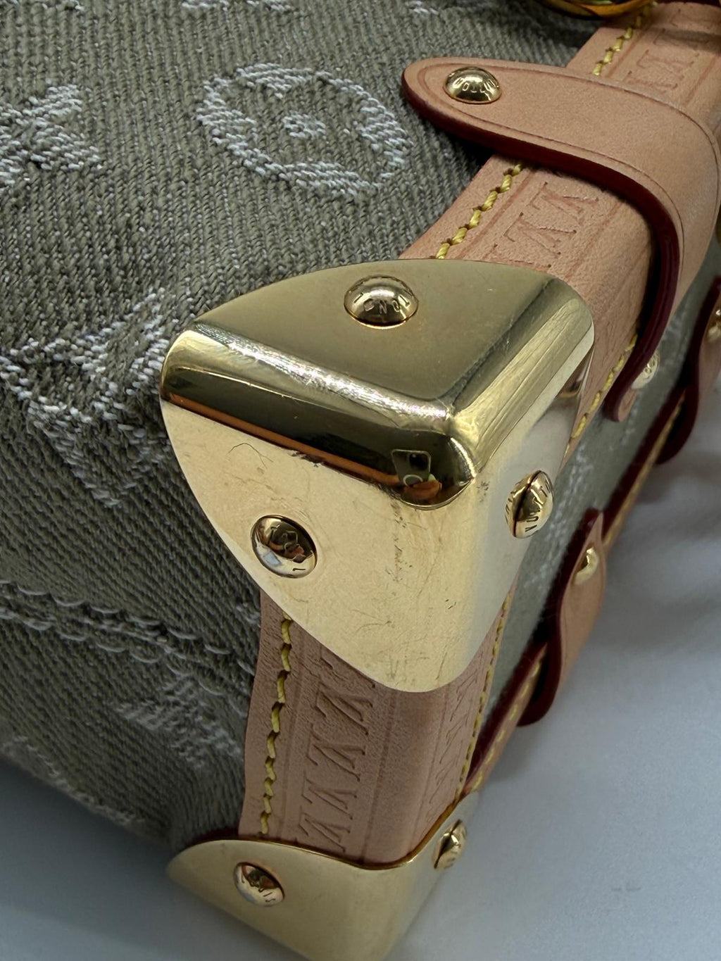 Louis Vuitton Side Trunk MM East-West Fabric Crossbody Bag