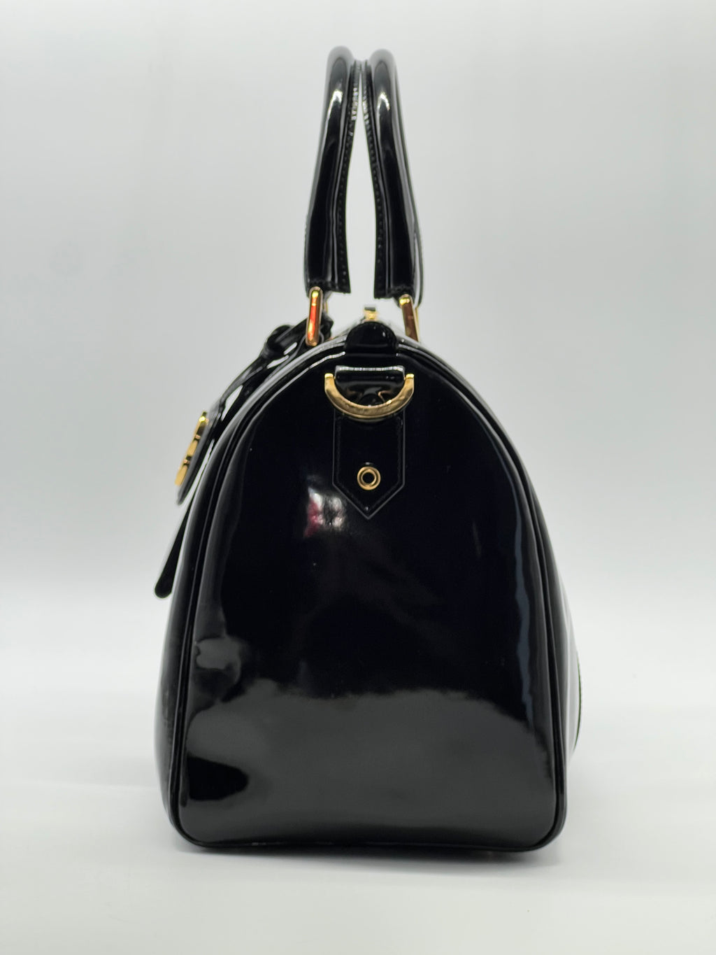 Chanel Boston Vintage Patent Bag