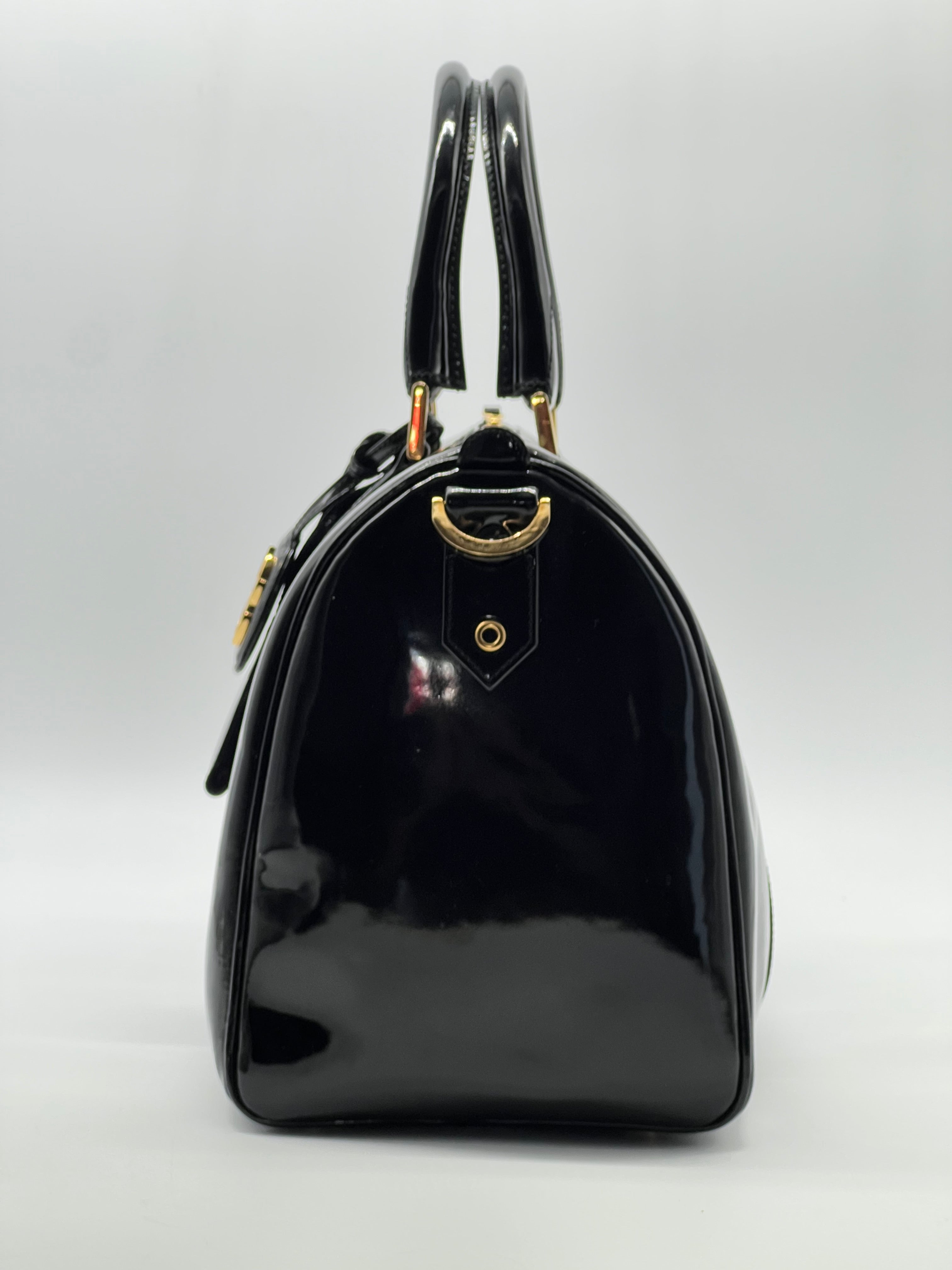 Chanel Boston Vintage Patent Bag