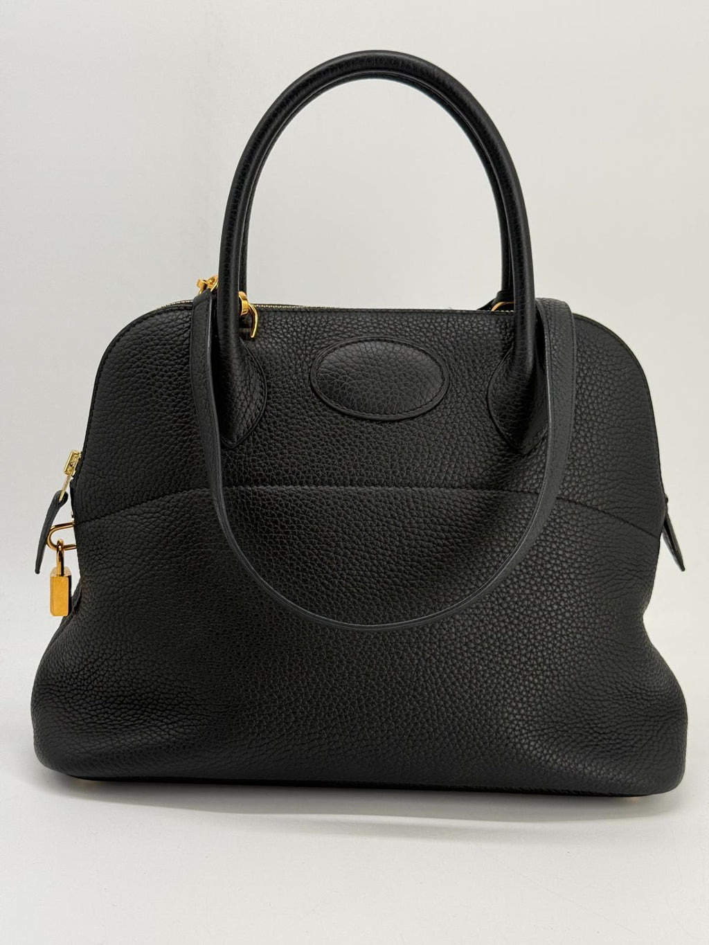 Hermes Bolide 31 Clemence Black Leather Bag