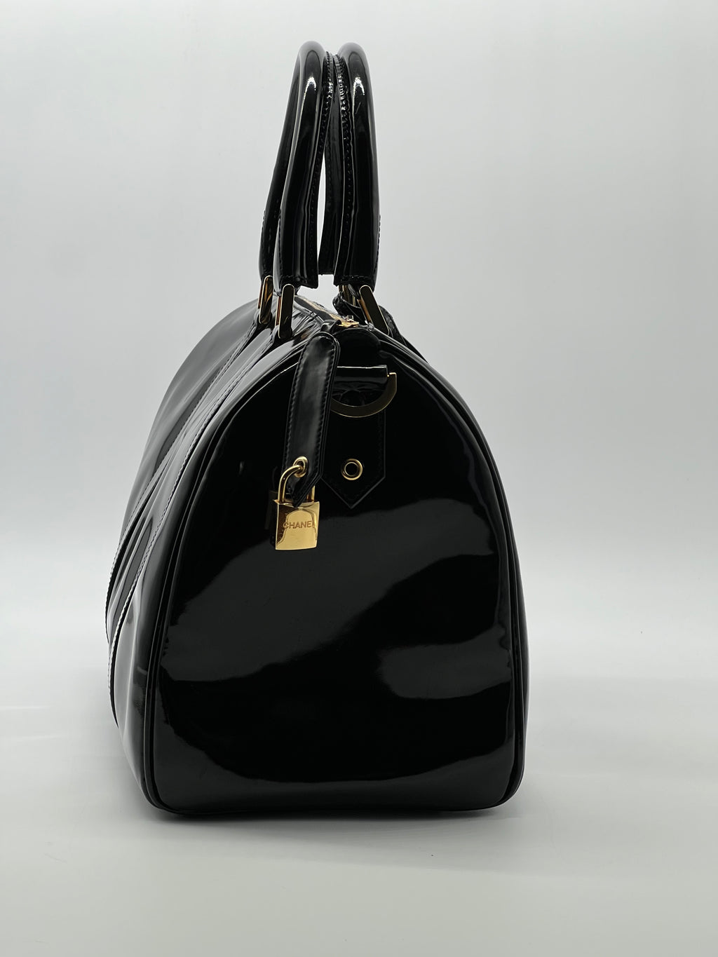 Chanel Boston Vintage Patent Bag