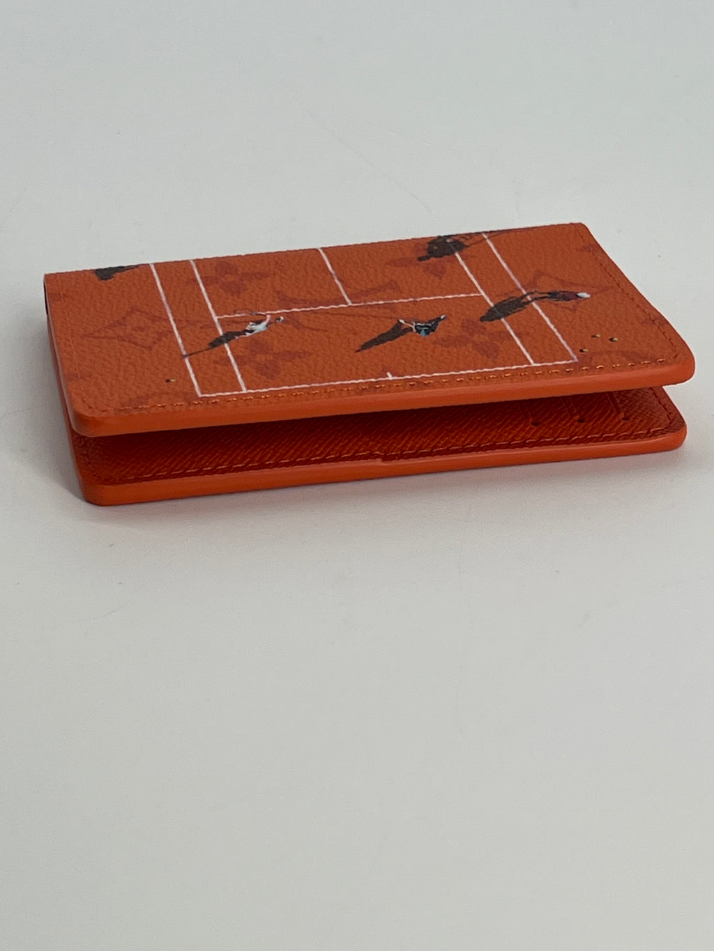 Louis Vuitton Pocket Organizer Monogram Brick Orange Tennis Clay