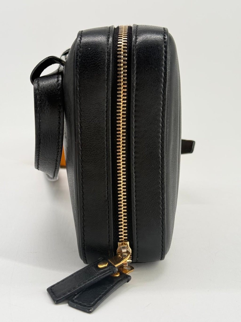 Saint Laurent Vicky Black Calfskin Belt Bag