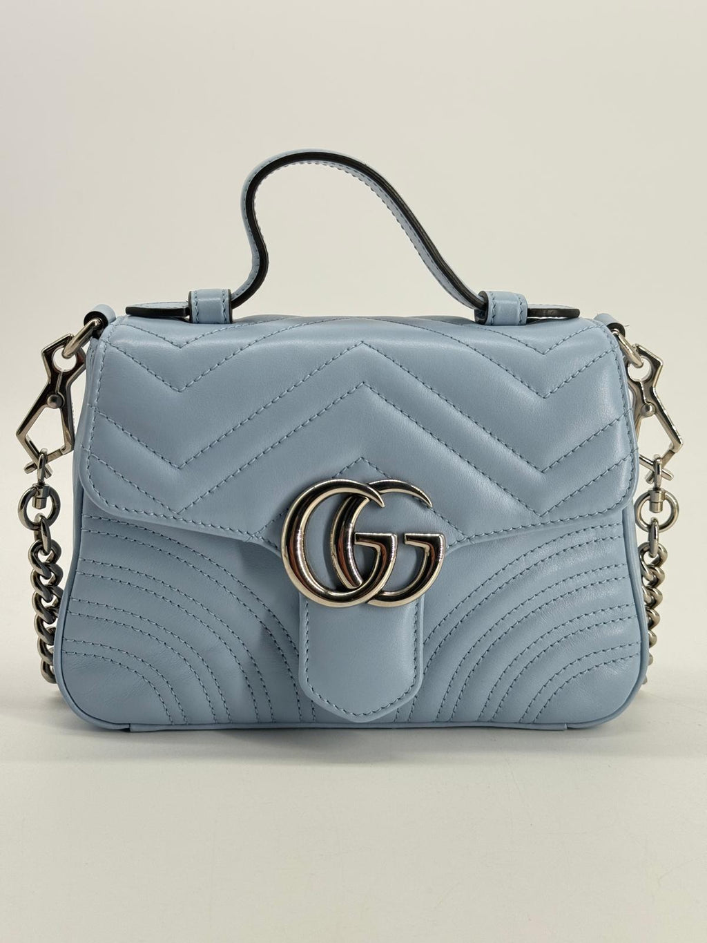 Gucci GG Marmont Mini Top Handle Shoulder Bag
