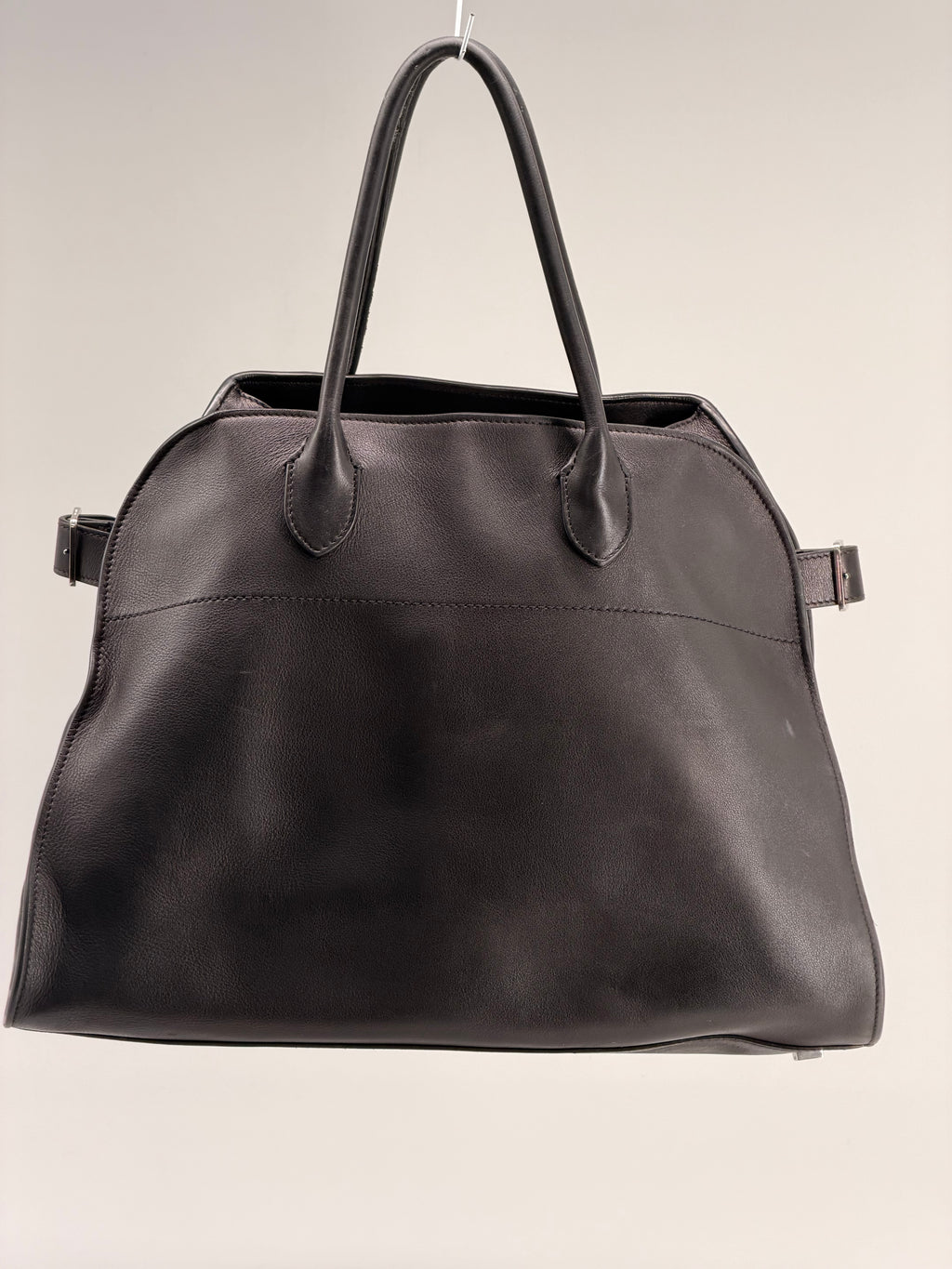 The Row Leather Margaux 15 Shoulder Bag
