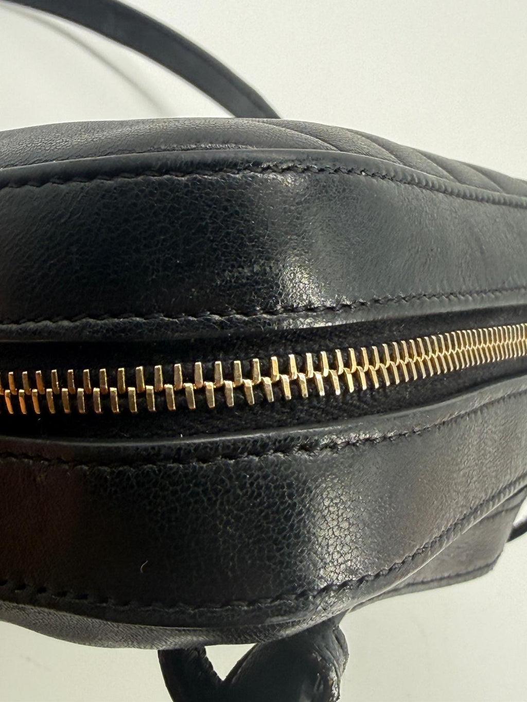 Saint Laurent Vicky Black Calfskin Belt Bag