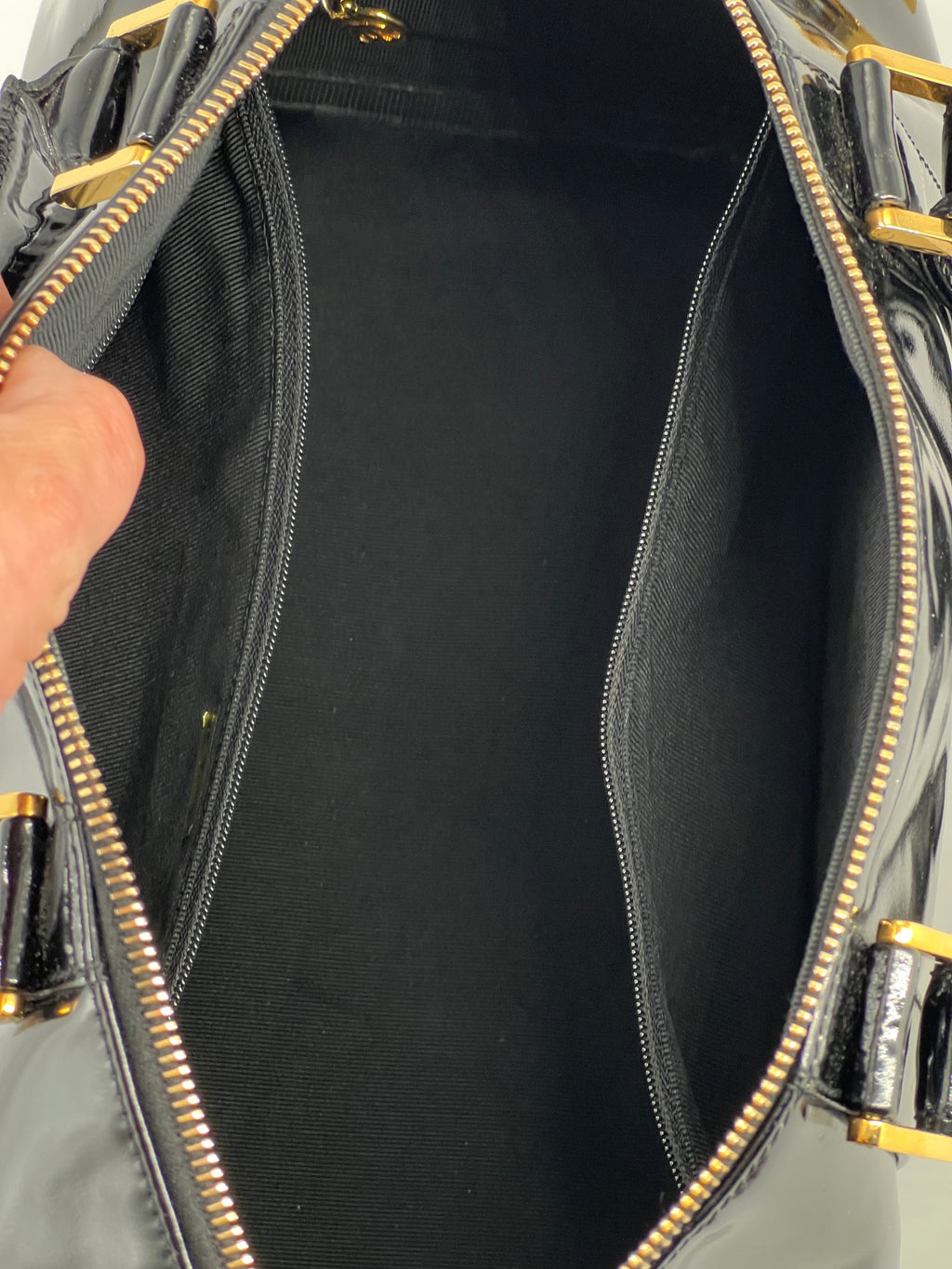 Chanel Boston Vintage Patent Bag