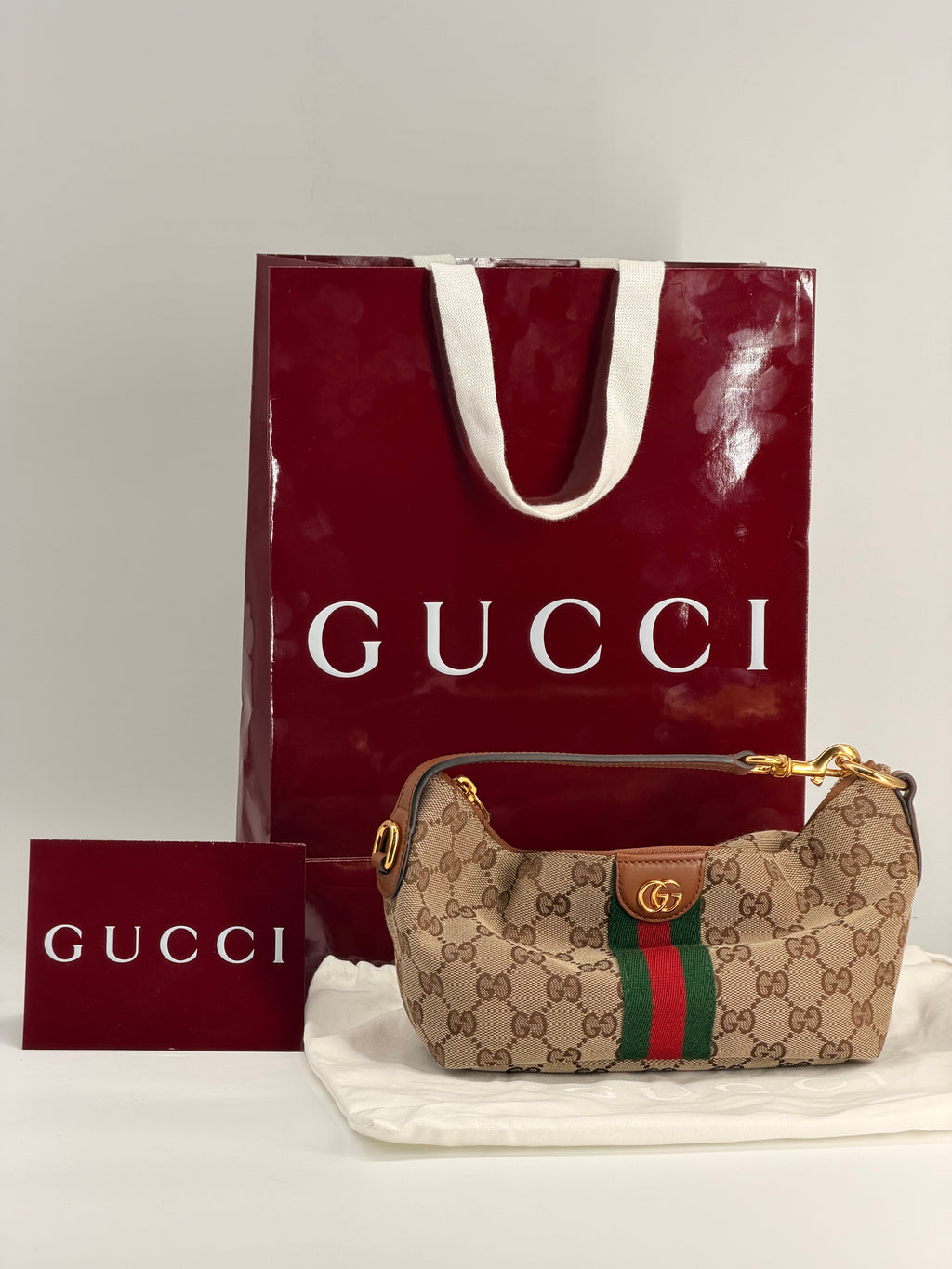 Gucci  Vanity Mini Bag Brown GG Supreme Canvas