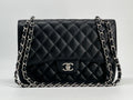 Chanel Jumbo Double Flap Caviar Black Leather Shoulder Bag