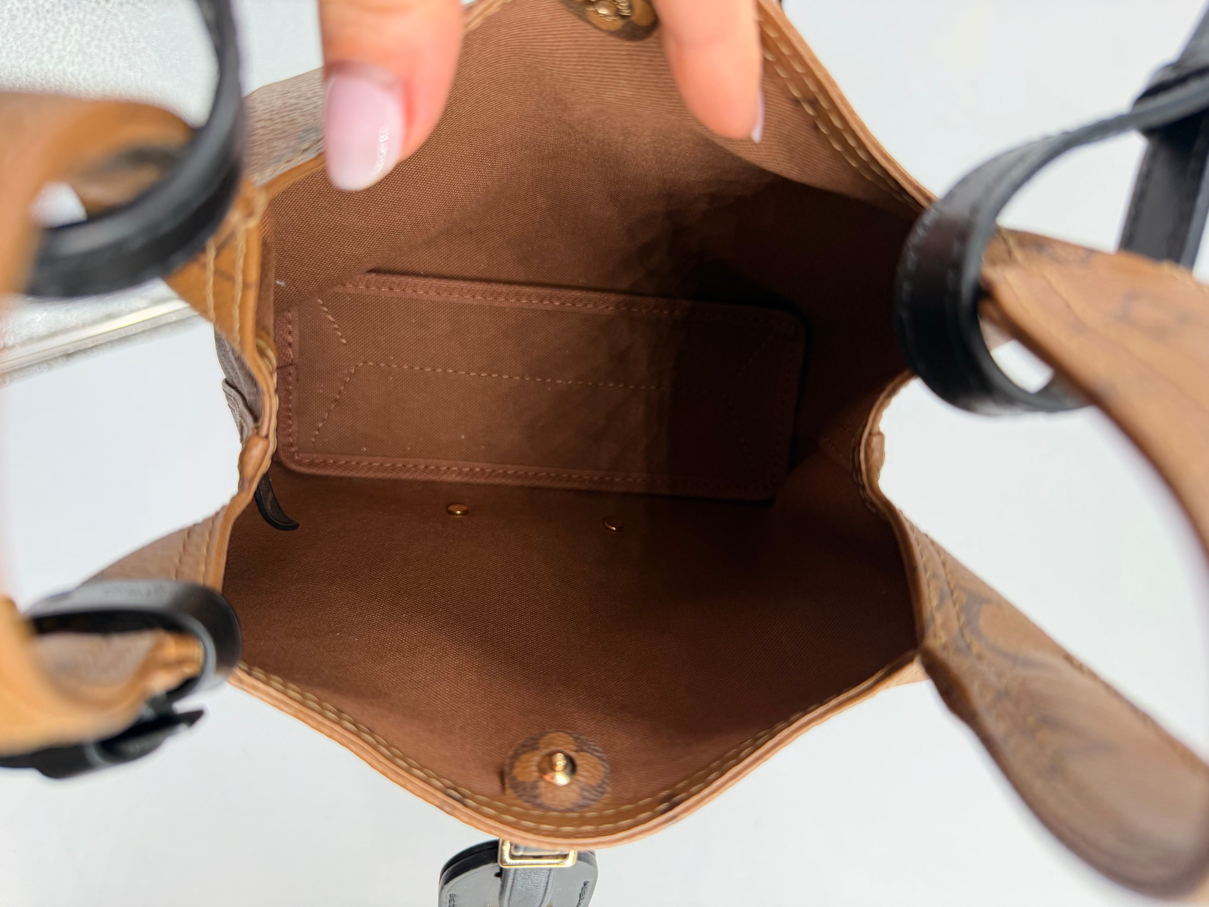 Louis Vuitton Monogram Reverse Atlantis BB Shoulder Bag