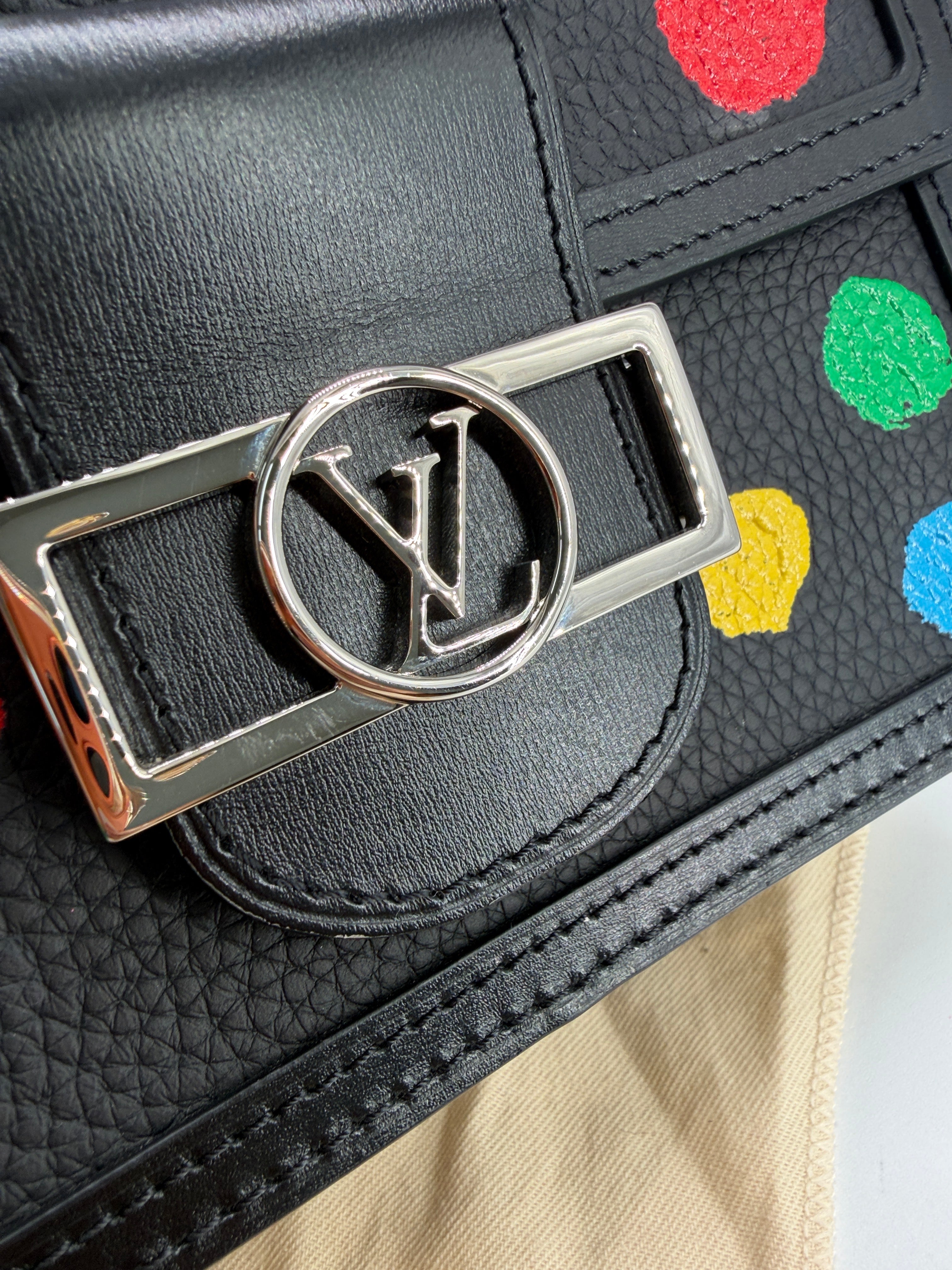 Louis Vuitton Monogram Dots Infinity x Yayoi Kusama Dauphine Mini Bag 2023