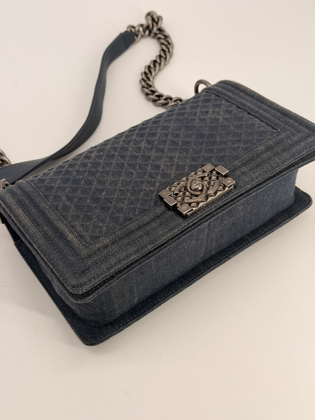 Chanel Denim Medium Boy Flap Bag