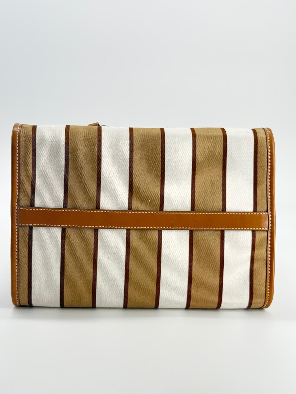 Prada Tote Canvas and Leather Limited Edition Tote Bag