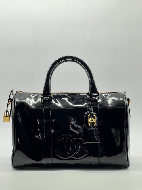Chanel Boston Vintage Patent Bag