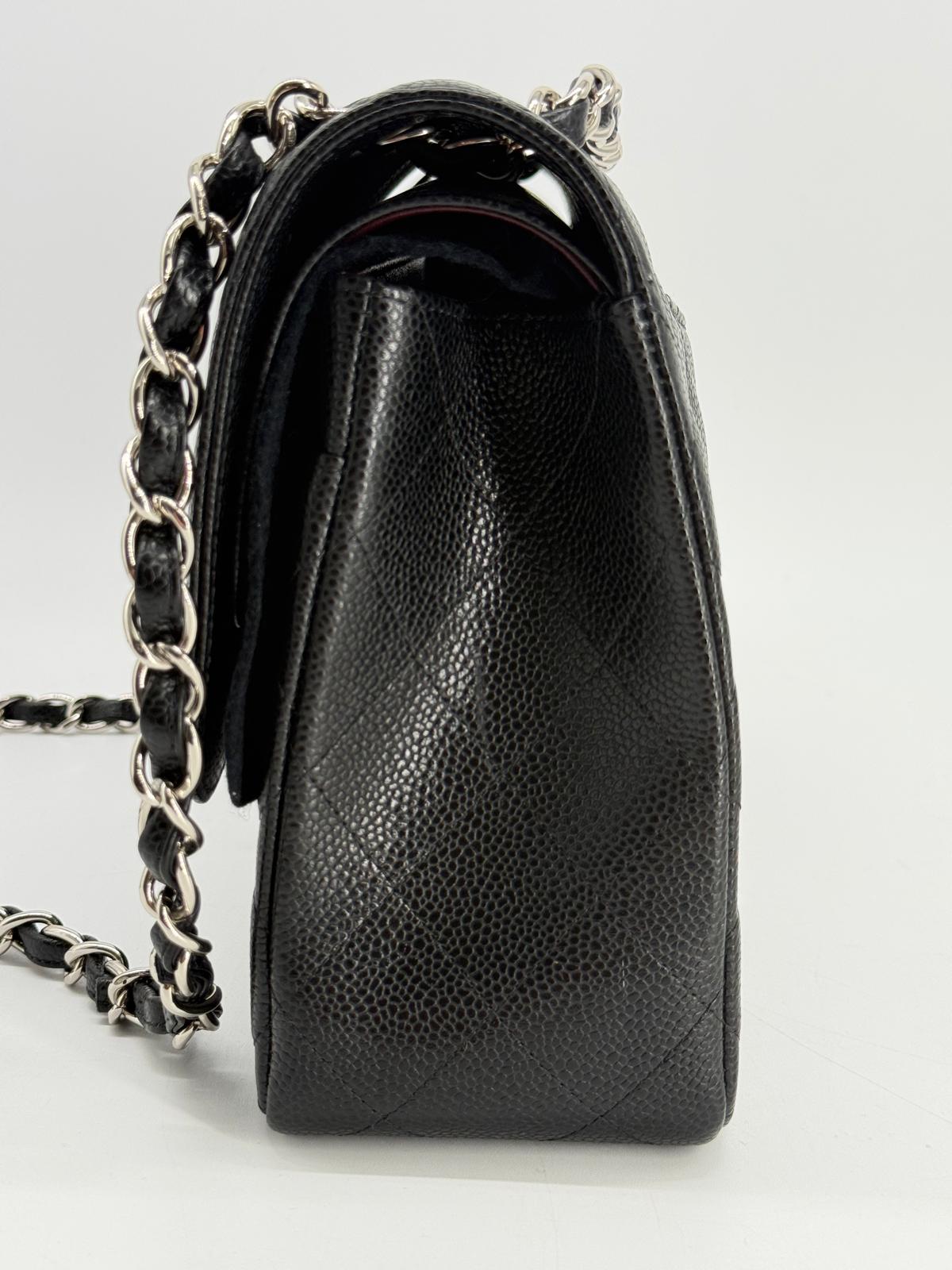 Chanel Jumbo Black Caviar Classic Double Flap Bag