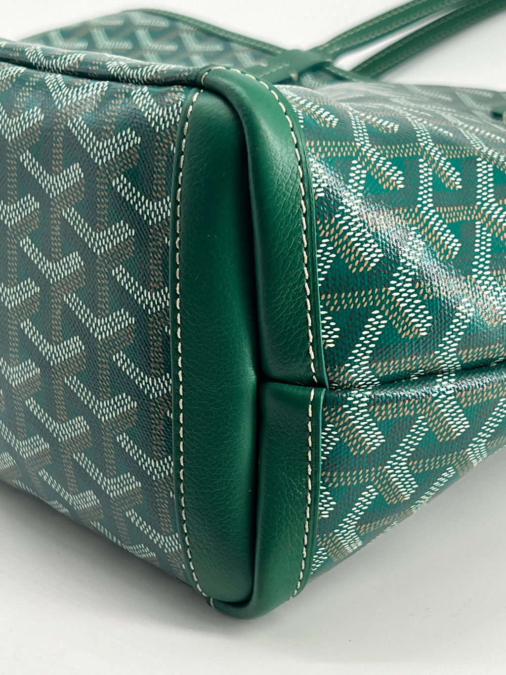Goyard Goyardine Artois PM Green Tote Bag