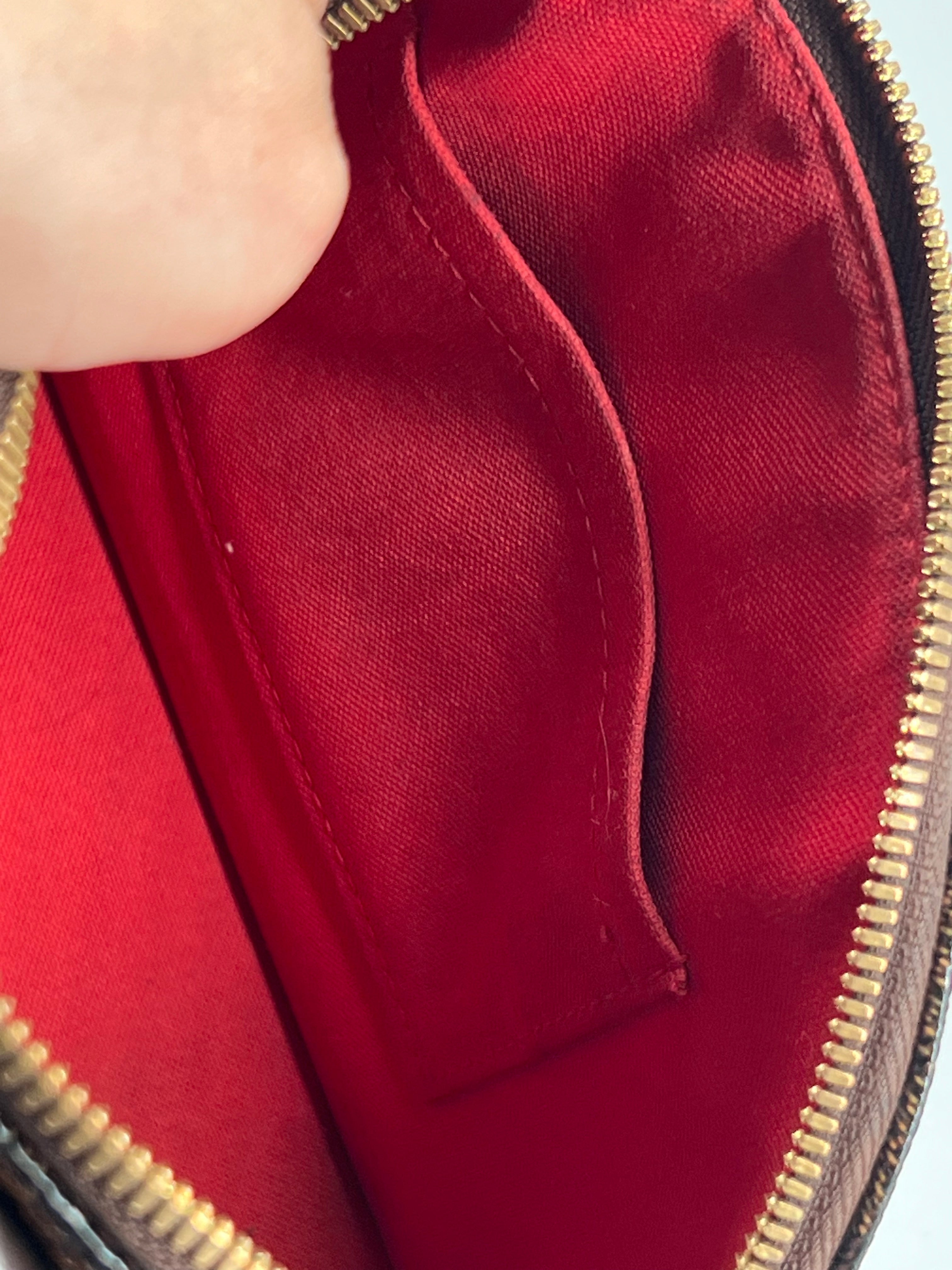 Louis Vuitton Alma BB Damier Ebene Canvas Handbag
