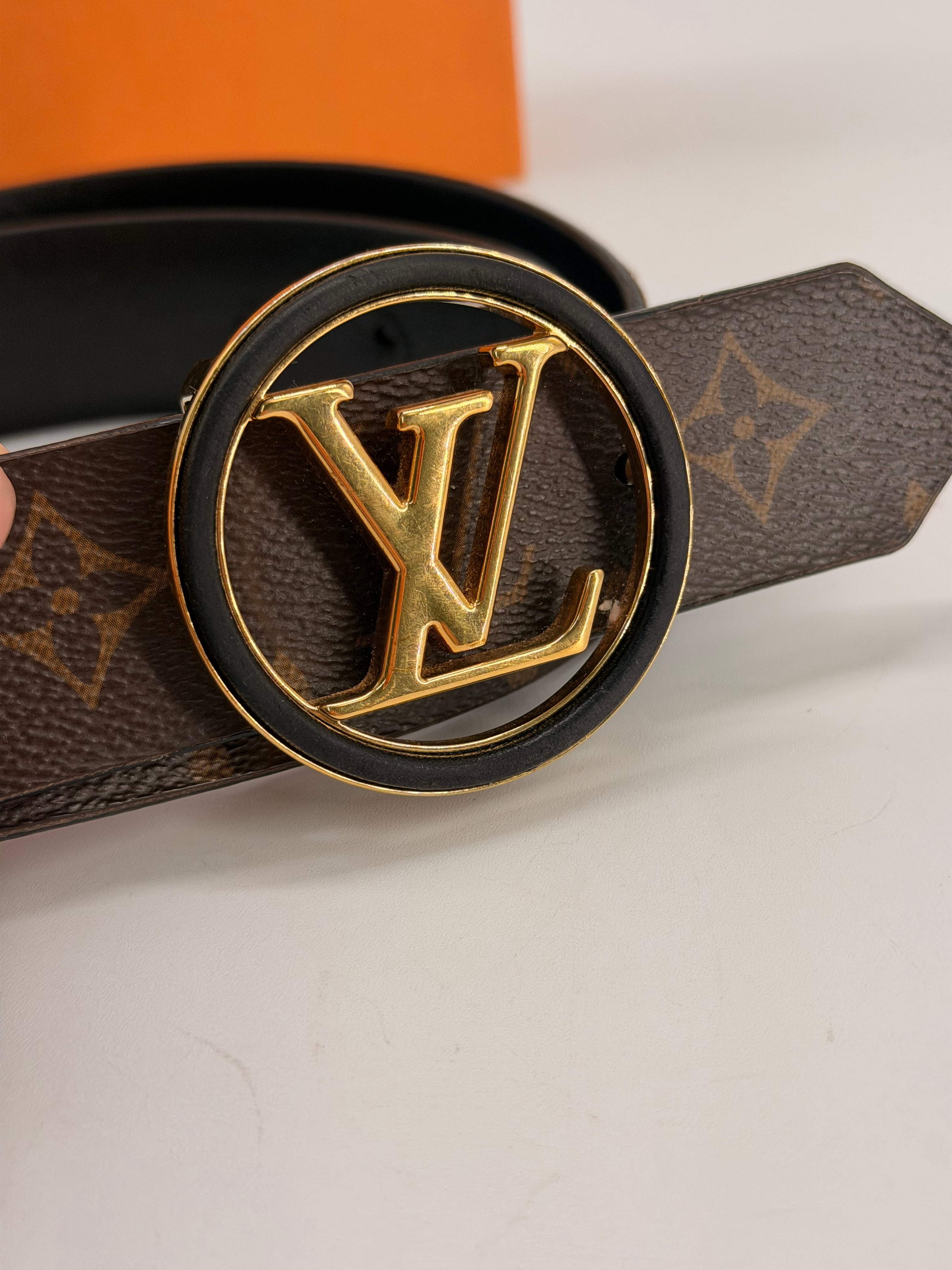 Louis Vuitton LV Circle 35mm Reversible Belt 85/34
