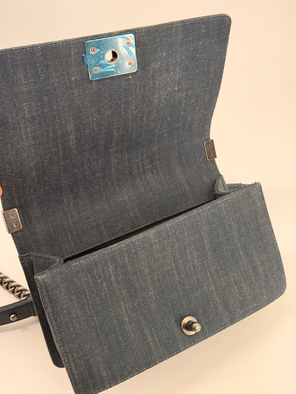 Chanel Denim Medium Boy Flap Bag