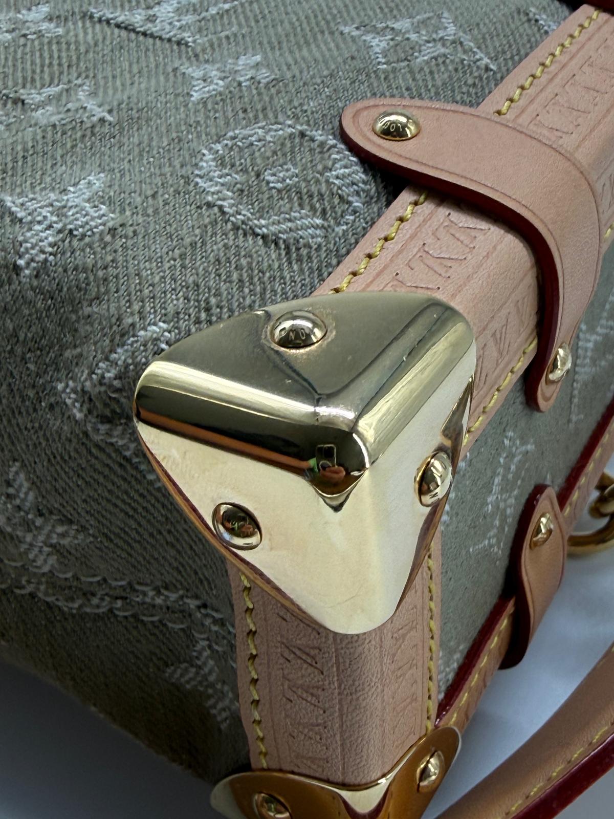 Louis Vuitton Side Trunk MM East-West Fabric Crossbody Bag