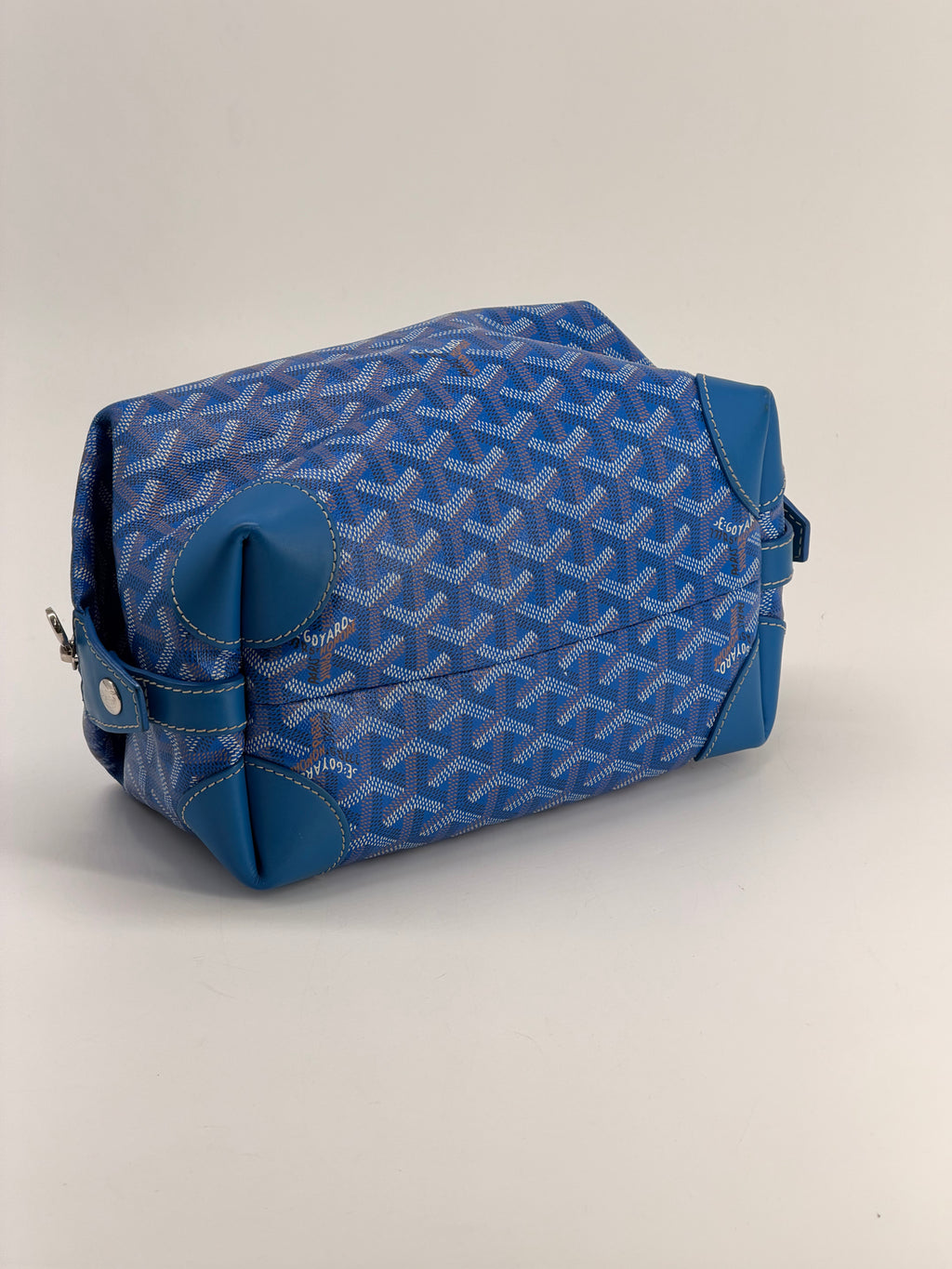 Goyard Goyardine Boeing 25 Trousse de Toilette Blue