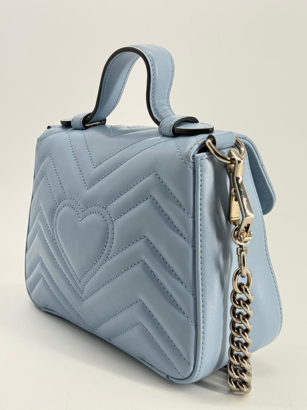 Gucci GG Marmont Mini Top Handle Shoulder Bag