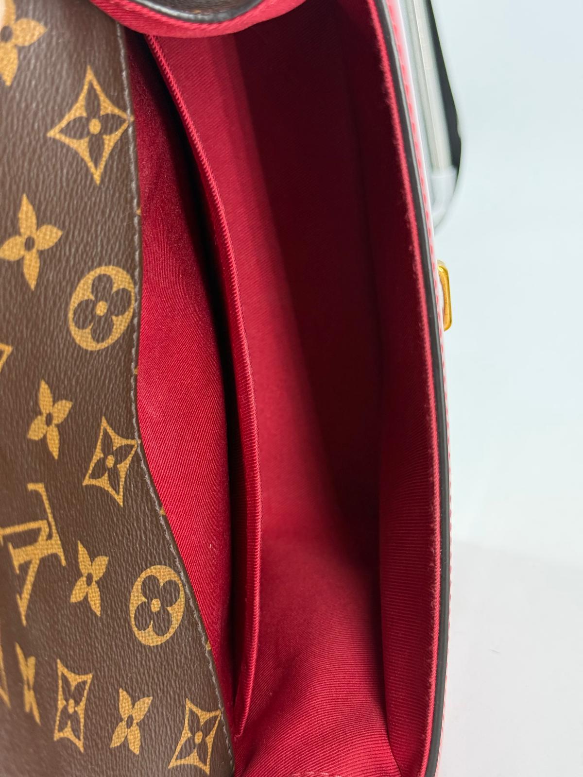 Louis Vuitton Cherrywood BB Red Patent Leather Shoulder Bag