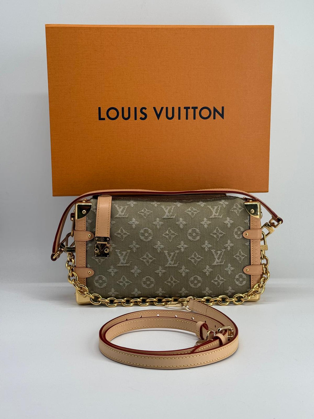 Louis Vuitton Side Trunk MM East-West Fabric Crossbody Bag