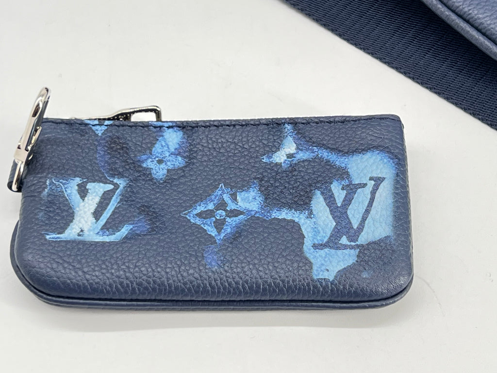 Louis Vuitton Trio Messenger Blue MonogramWatercolor Shoulder Bag