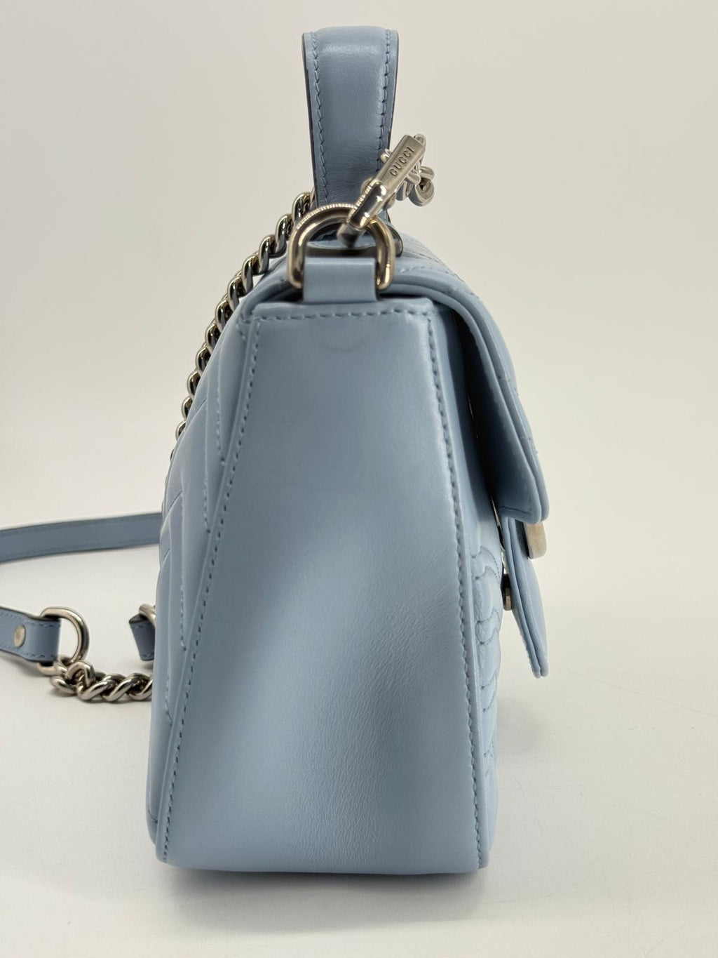 Gucci GG Marmont Mini Top Handle Shoulder Bag
