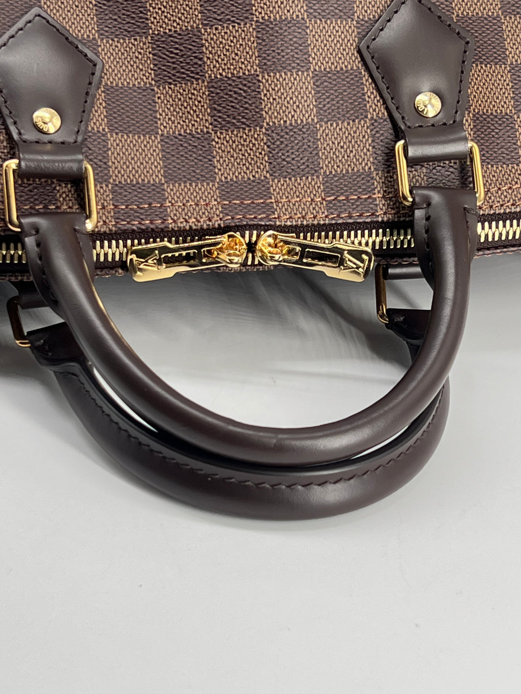 Louis Vuitton Speedy Bandouliere 30 Damier Ebene Canvas Bag