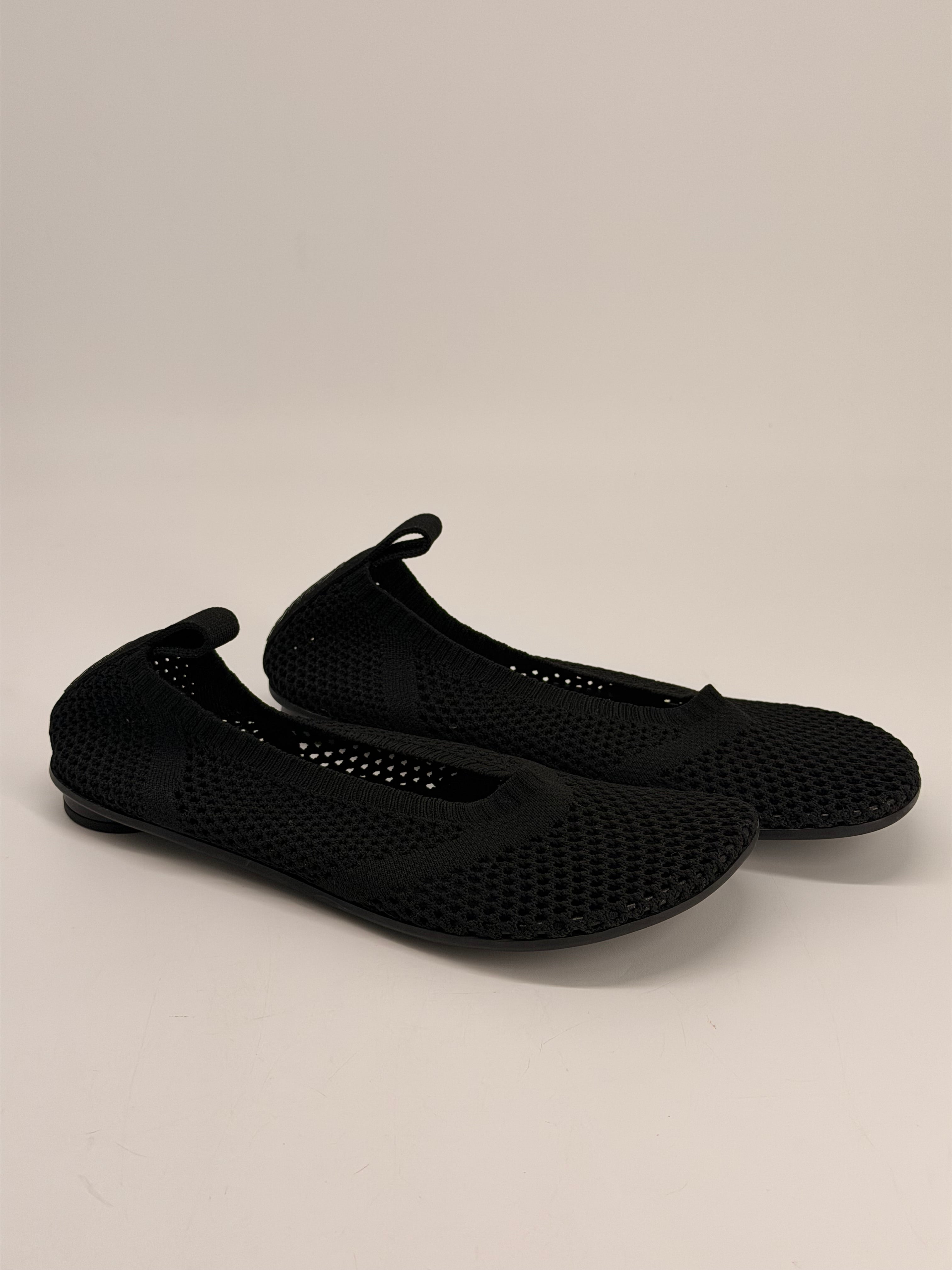 Bottega Veneta Atomic Knit Ballerina Flats Black Size 40