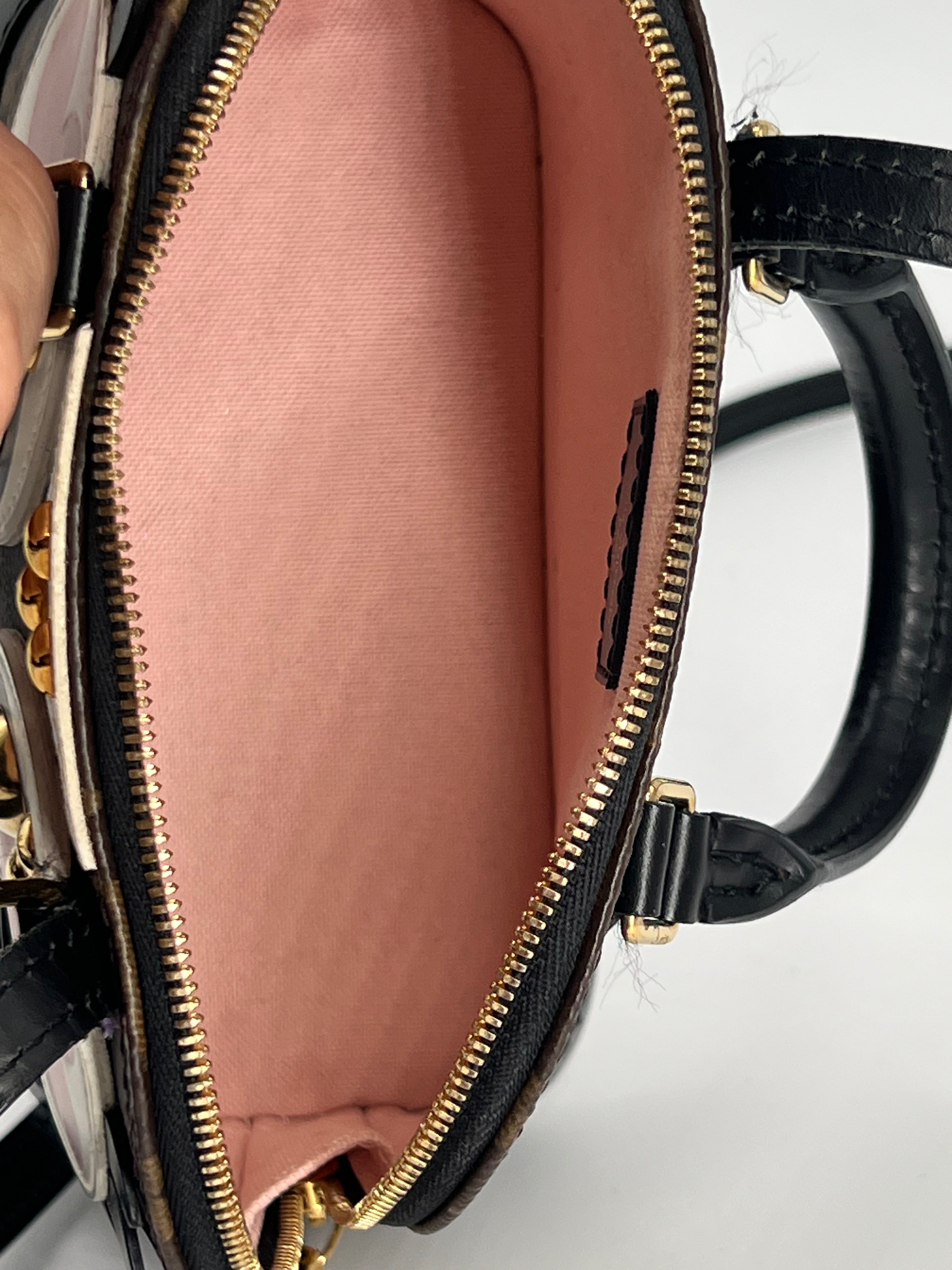 Louis Vuitton Nano Alma Lovely Birds Monogram Canvas Crossbody Bag