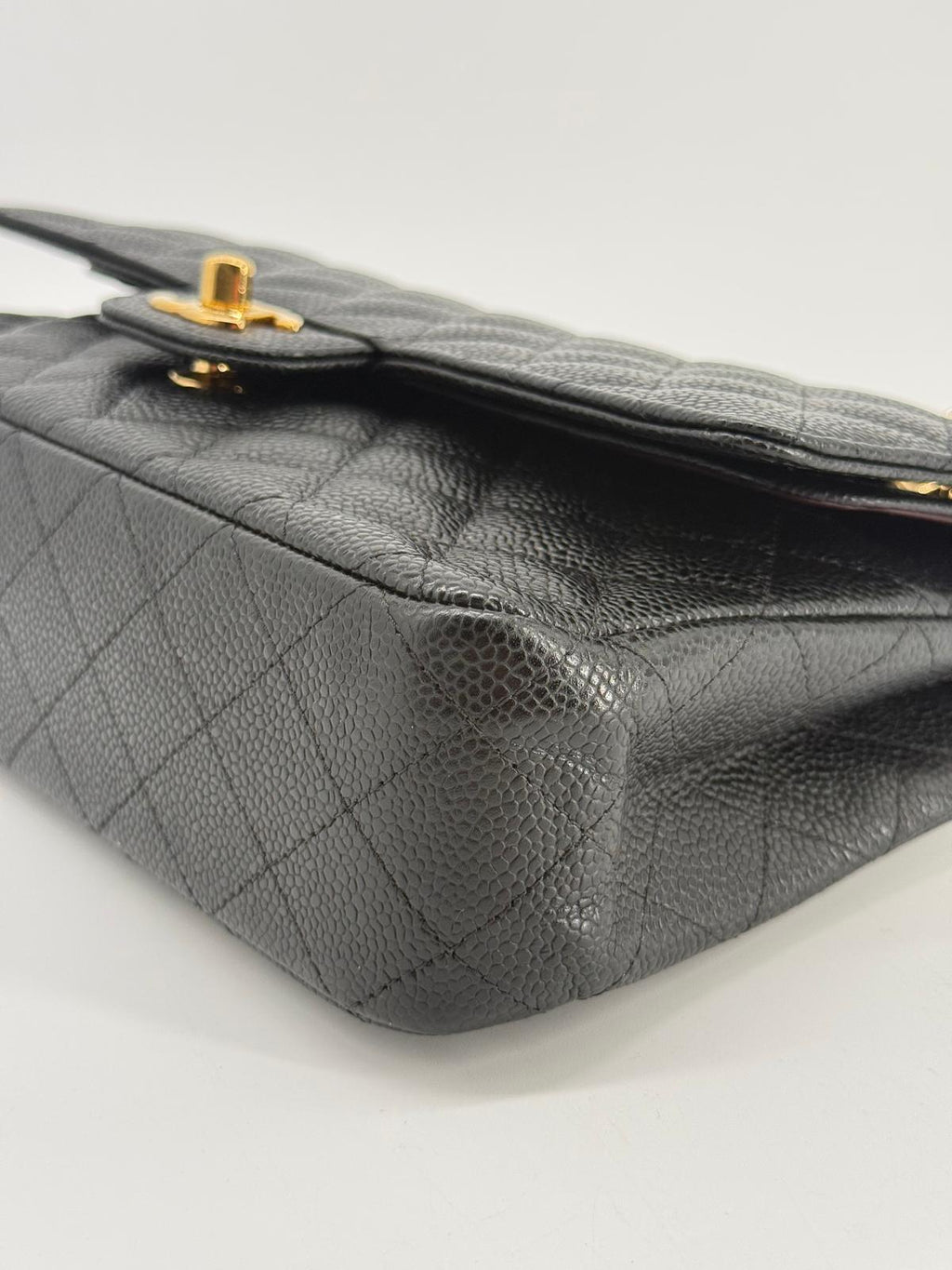 Chanel Caviar Medium Double Flap Shoulder Bag