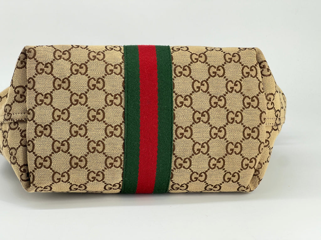 Gucci Giglio Tote GG Canvas Small