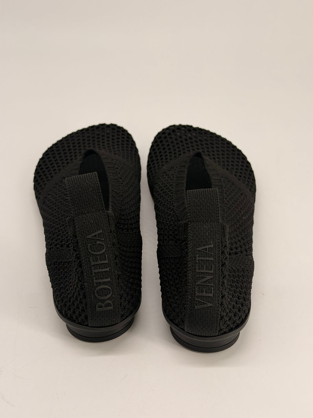 Bottega Veneta Atomic Knit Ballerina Flats Black Size 40