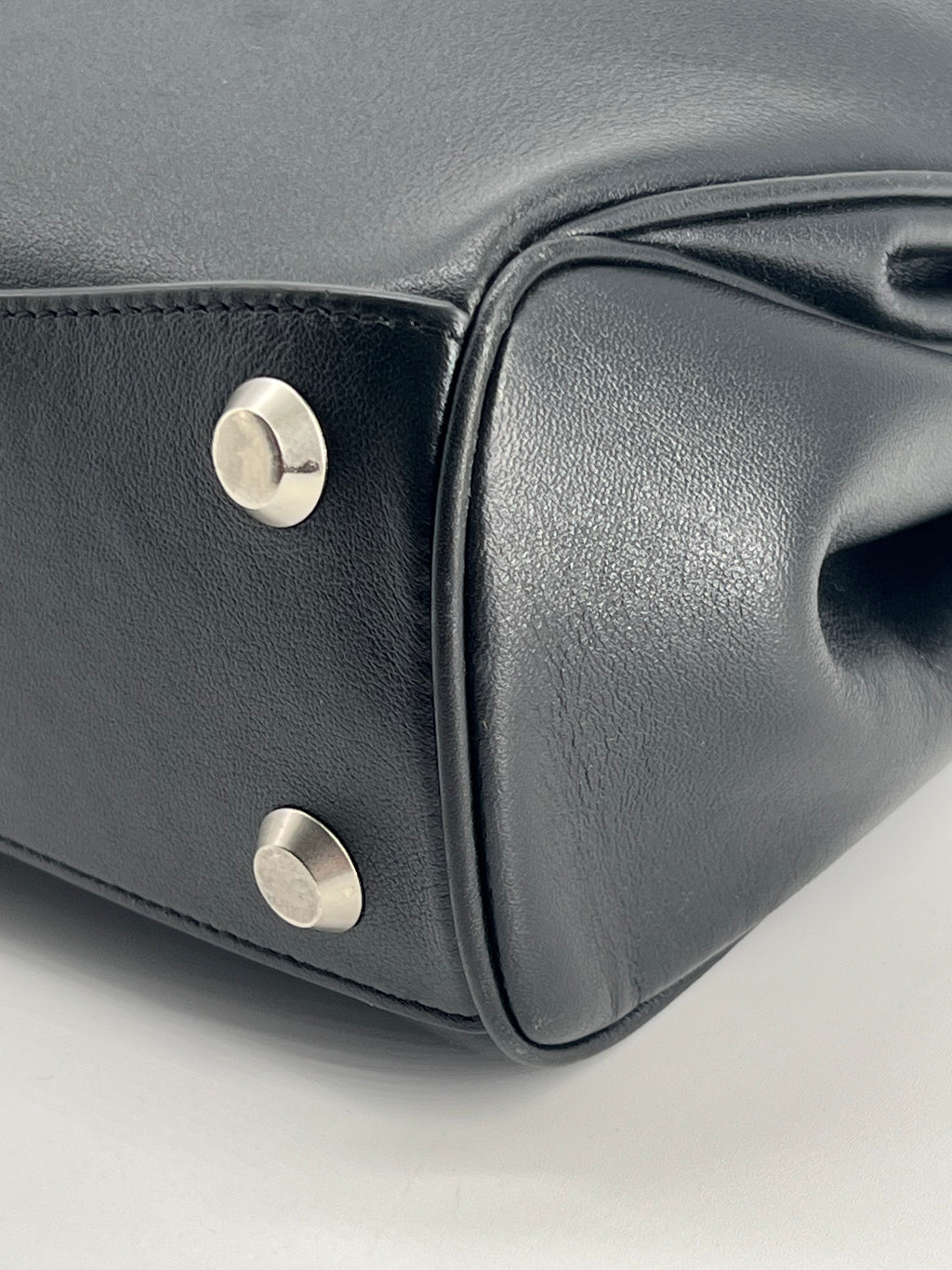 Balenciaga Rodeo Medium Black Leather Shoulder Bag