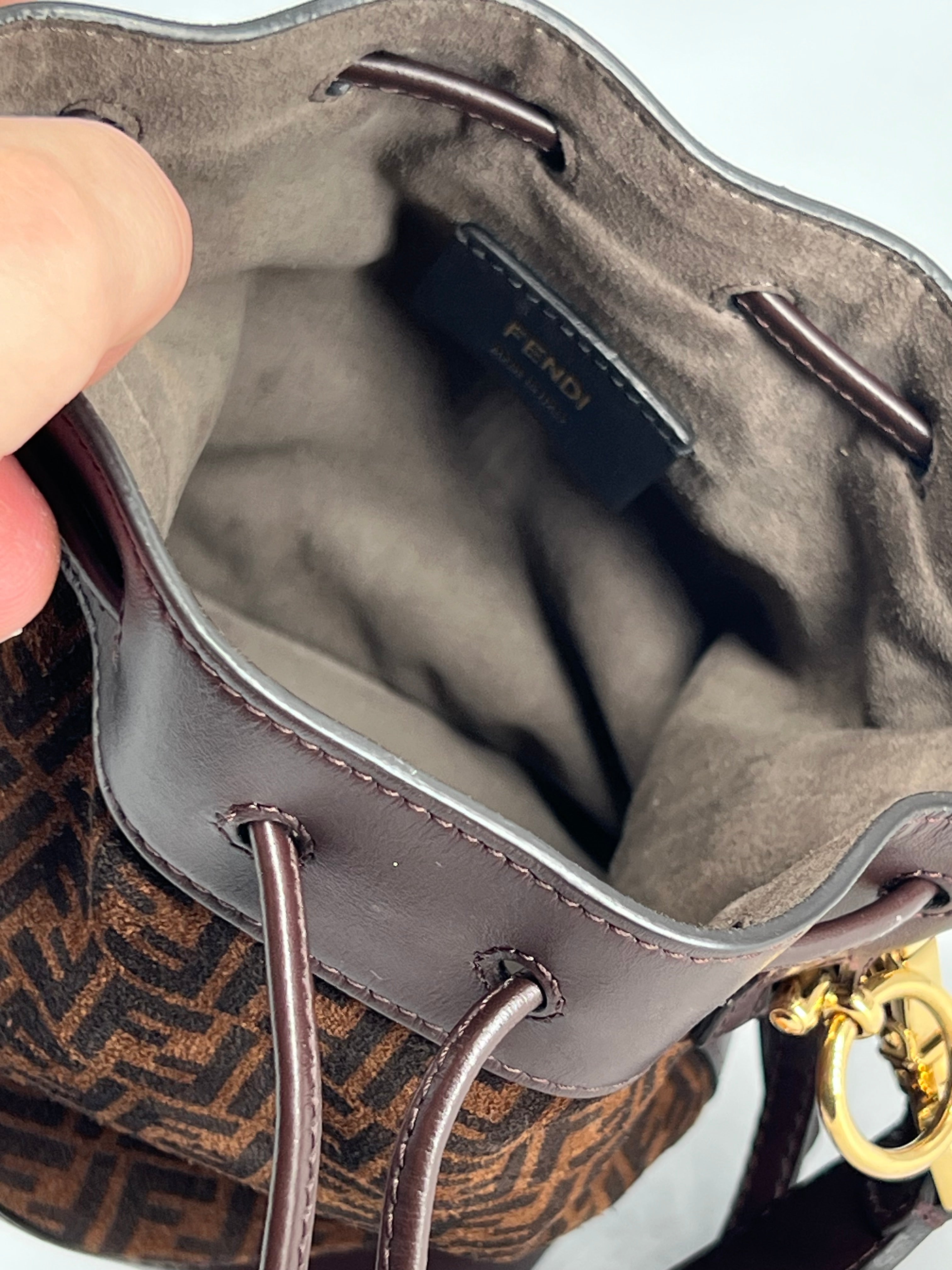 Fendi Mon Tresor Mini Bucket Bag