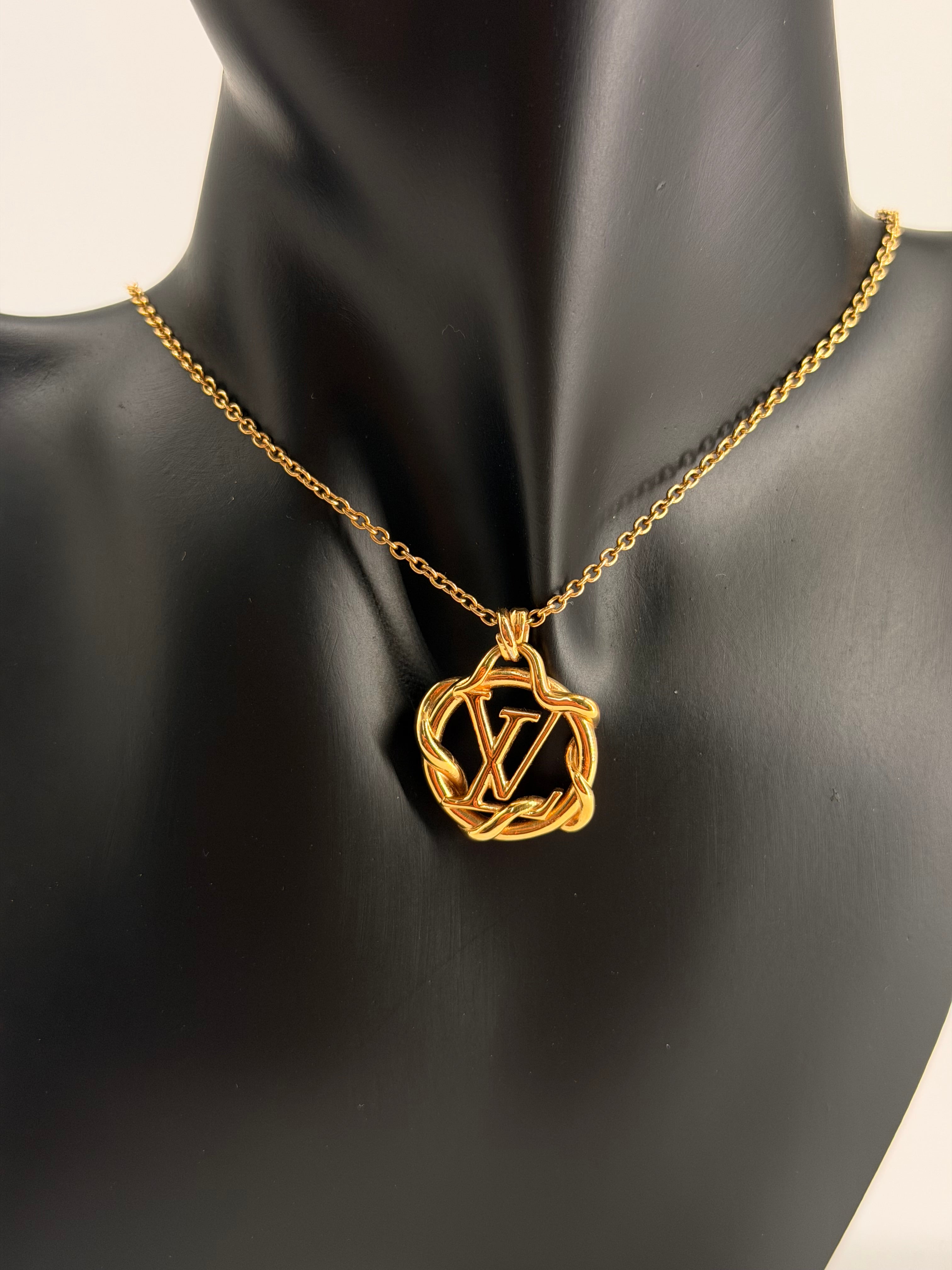 Louis Vuitton Garden Louise Necklace Gold