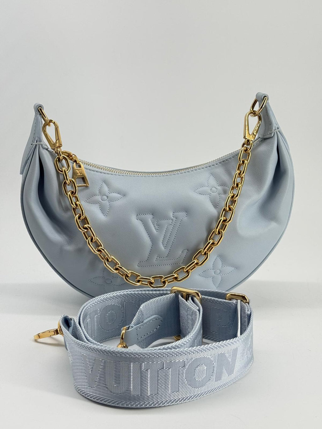 Louis Vuitton Over The Moon Loop Bubblegram Blue Chaim Crossbody Bag